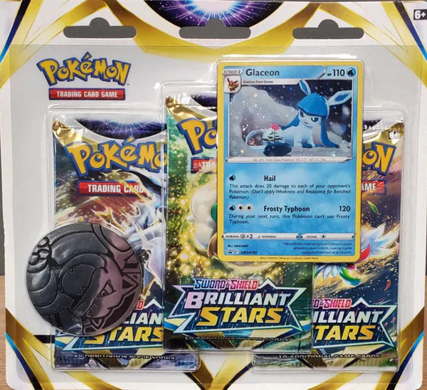 Brilliant Stars Glaceon 3 - Pack Blister - PokemonTCGBoost