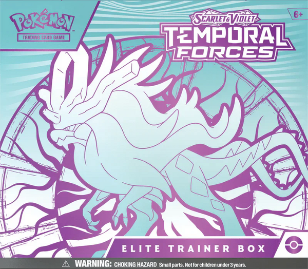POKEMON SV5 - TEMPORAL FORCES ELITE TRAINER BOX - WALKING WAKE - PokemonTCGBoost