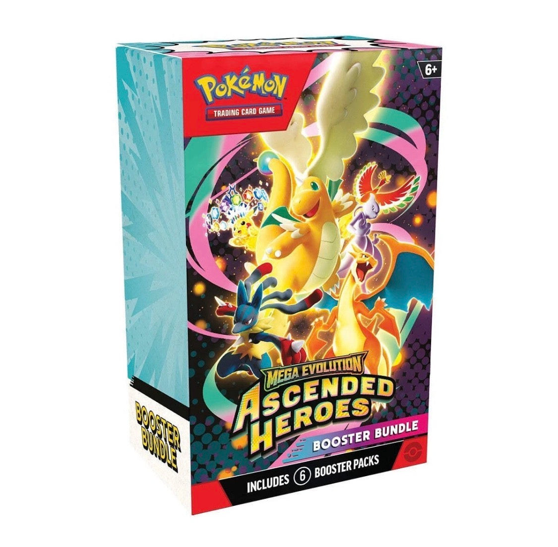 Pokémon TCG Mega Evolution Ascended Heroes Booster Bundle (6 Booster Packs)