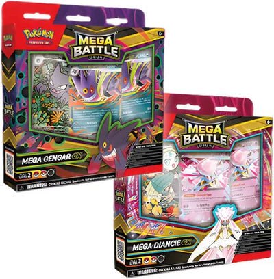 Pokémon Mega Battle Decks - Gengar EX / Diancie EX - Complete Set of 2 - PokemonTCGBoost