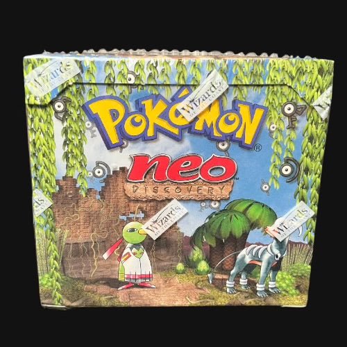 Pokémon Neo Discovery Unlimited Booster Box - Vintage WOTC 2001 - PokemonTCGBoost