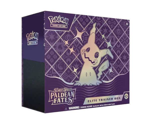 POKEMON SCARLET AND VIOLET PALDEAN FATES ELITE TRAINER BOX - PokemonTCGBoost