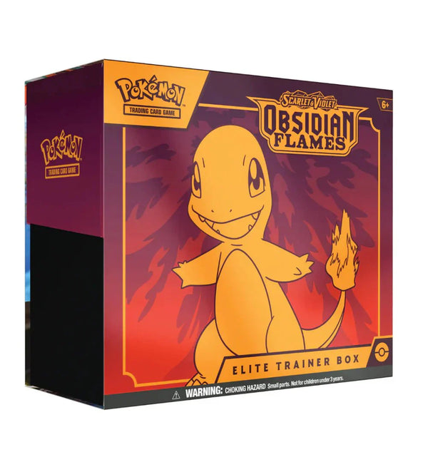 POKEMON - SCARLET & VIOLET - OBSIDIAN FLAMES - ELITE TRAINER BOX - PokemonTCGBoost