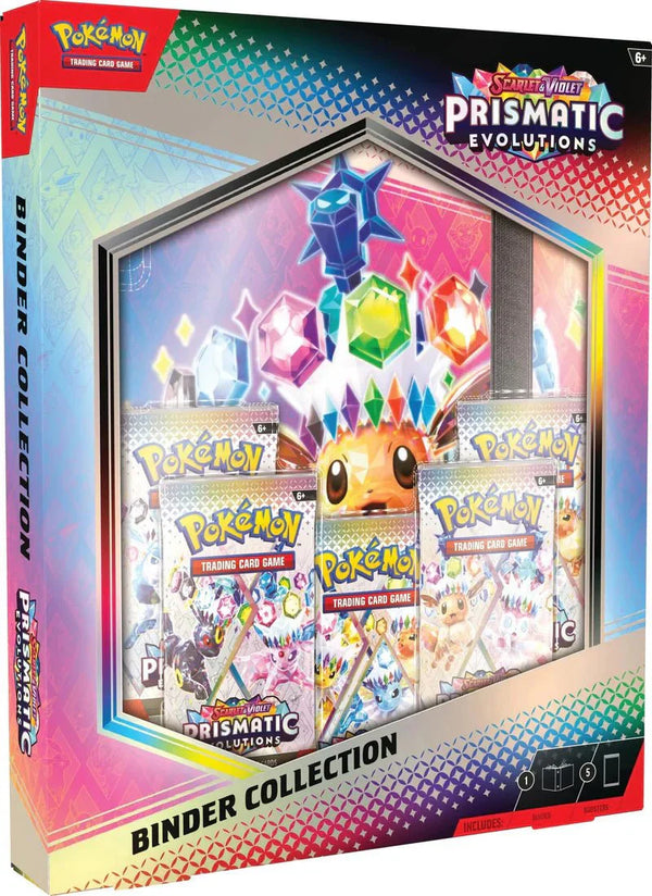 Pokémon Scarlet & Violet: Prismatic Evolutions Binder Collection - Premium Card Storage - PokemonTCGBoost