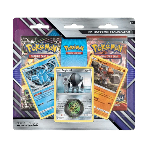 Regice & Registeel & Regirock Promo - 2 Packs Blister - PokemonTCGBoost